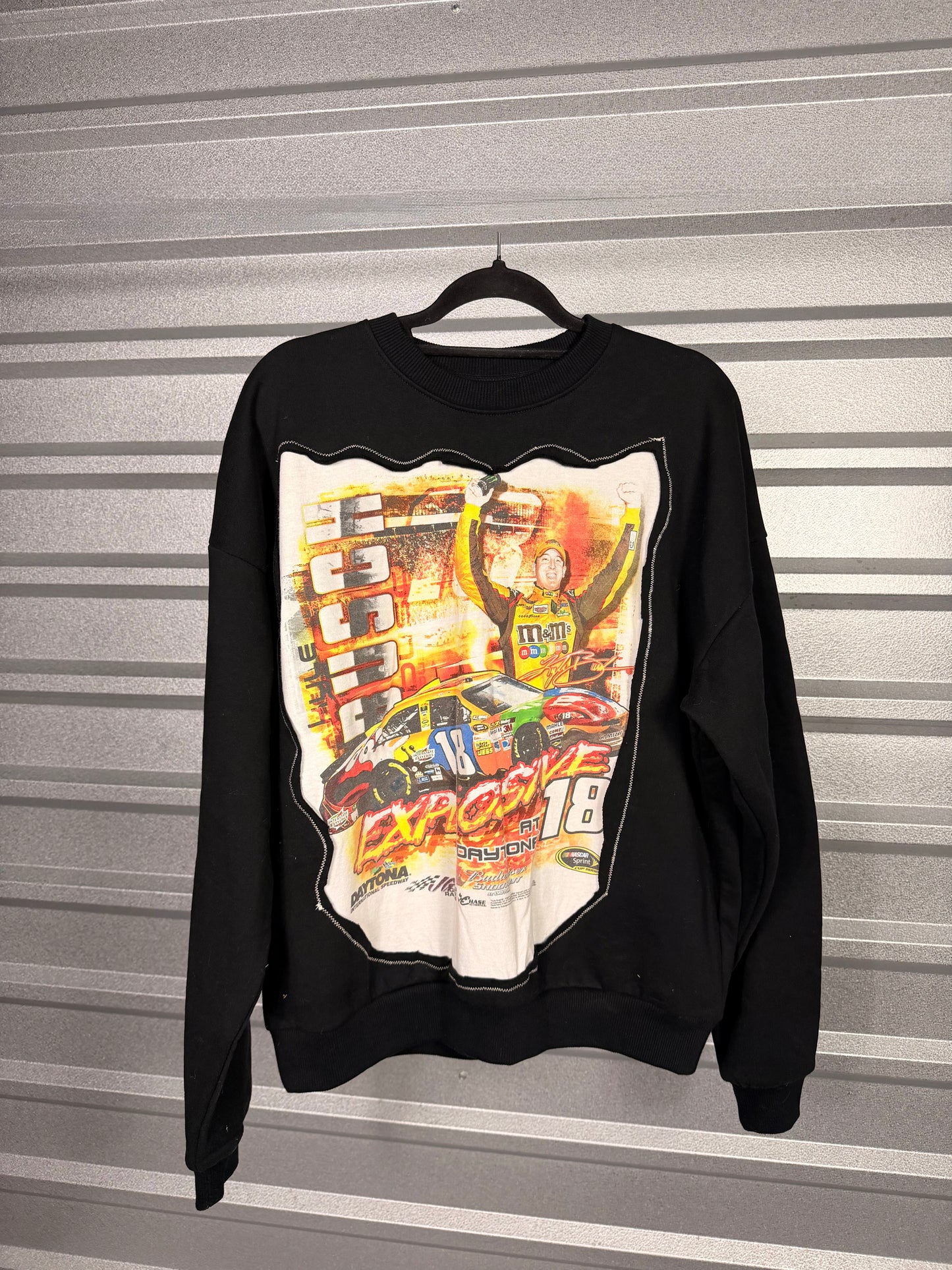 Reworked Bush Nascar Crewneck