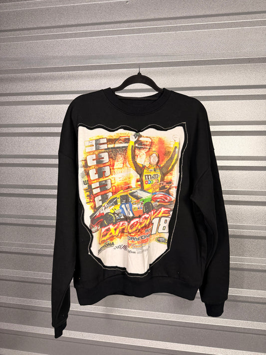 Reworked Bush Nascar Crewneck