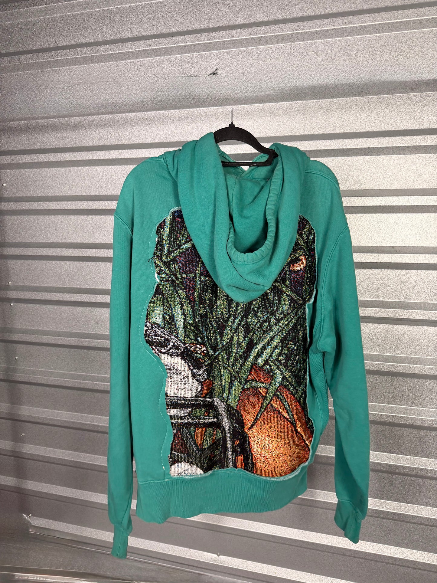 Reworked Felt Sweatshirt
