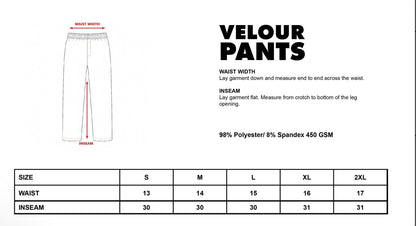 Accademy Velour Sweatpants